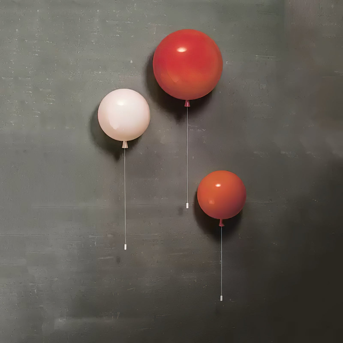 Balloon-Shaped Wall Sconce, Soft Ambient Light
