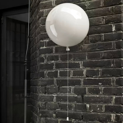 Balloon-Shaped Wall Sconce, Soft Ambient Light