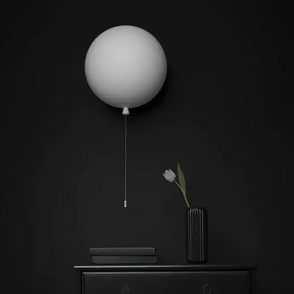Balloon-Shaped Wall Sconce, Soft Ambient Light