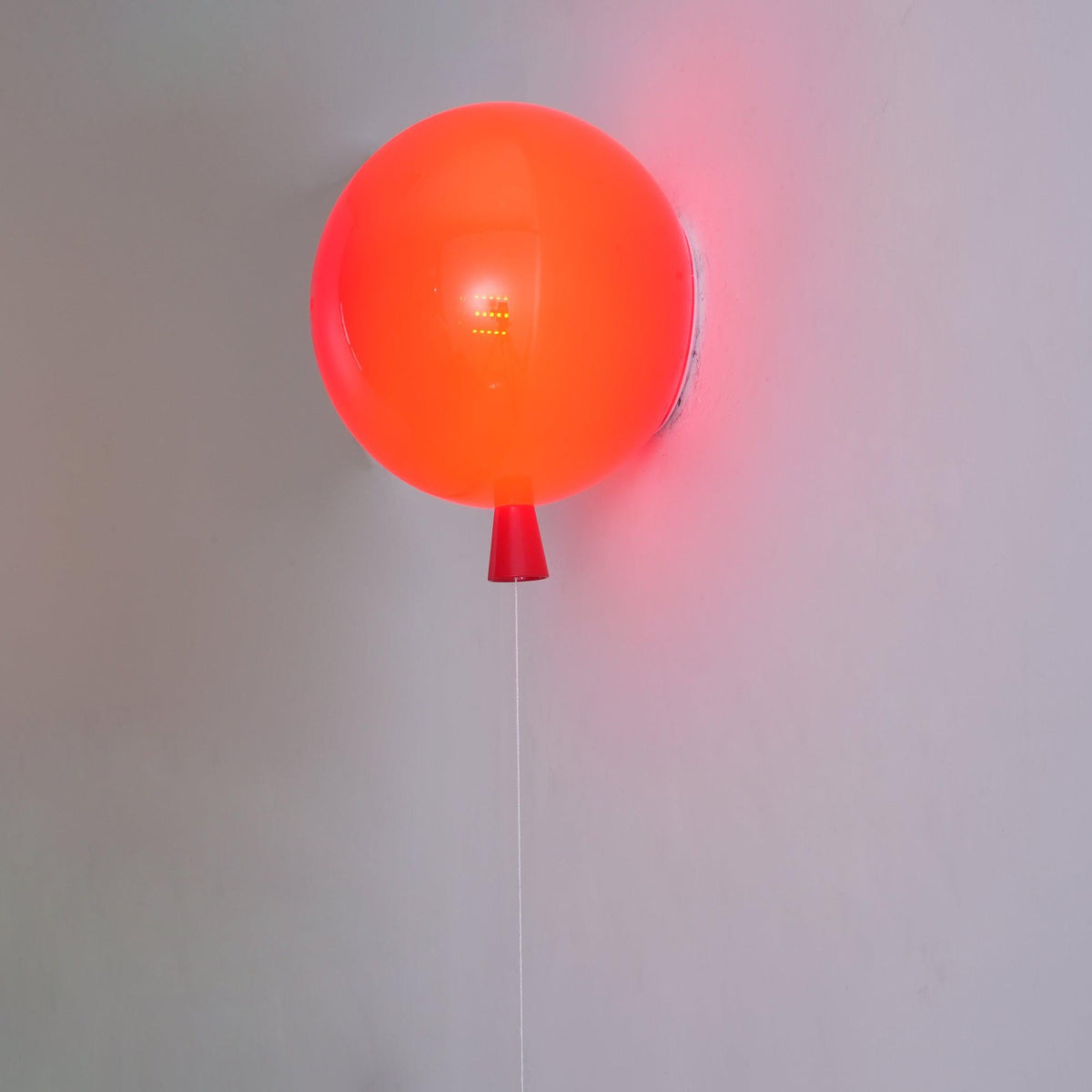 Balloon-Shaped Wall Sconce, Soft Ambient Light
