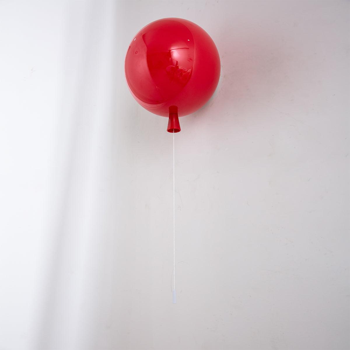 Balloon-Shaped Wall Sconce, Soft Ambient Light — alternate angle