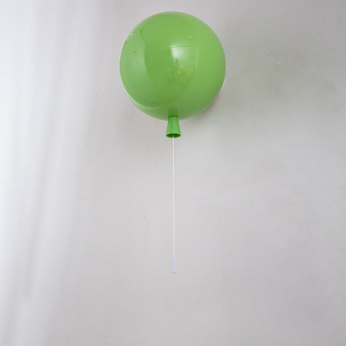 Balloon-Shaped Wall Sconce, Soft Ambient Light