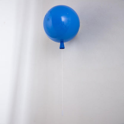 Balloon-Shaped Wall Sconce, Soft Ambient Light — front view