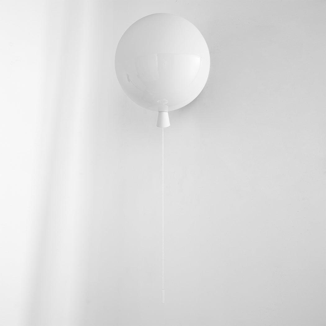 Balloon-Shaped Wall Sconce, Soft Ambient Light — front view