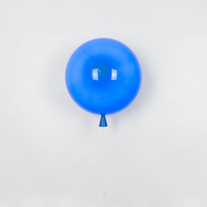 Balloon-Shaped Wall Sconce, Soft Ambient Light