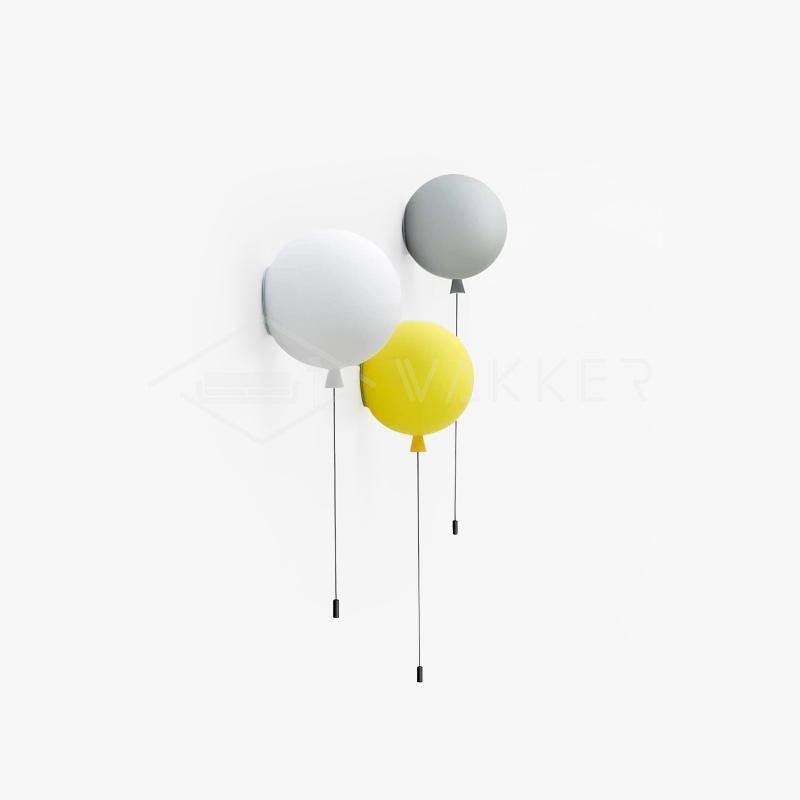 Balloon-Shaped Wall Sconce, Soft Ambient Light