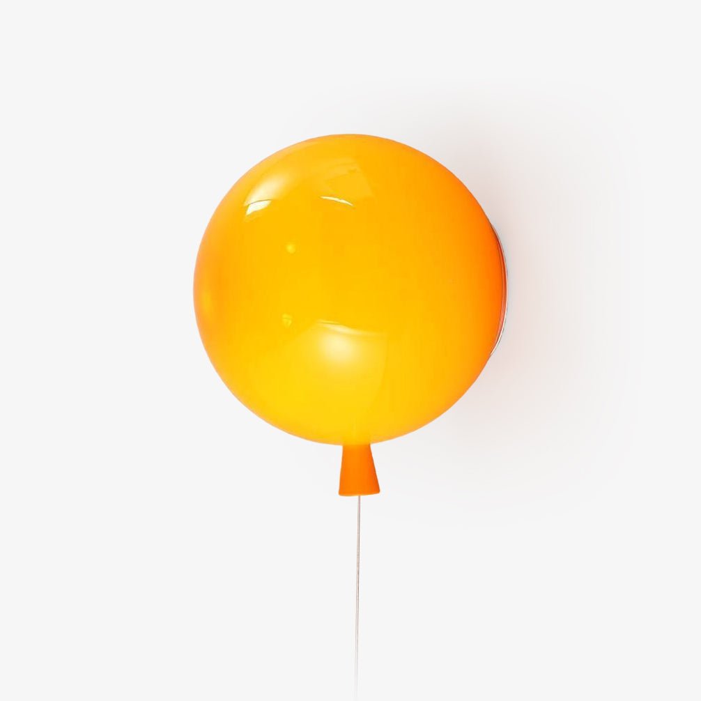 Balloon-Shaped Wall Sconce, Soft Ambient Light