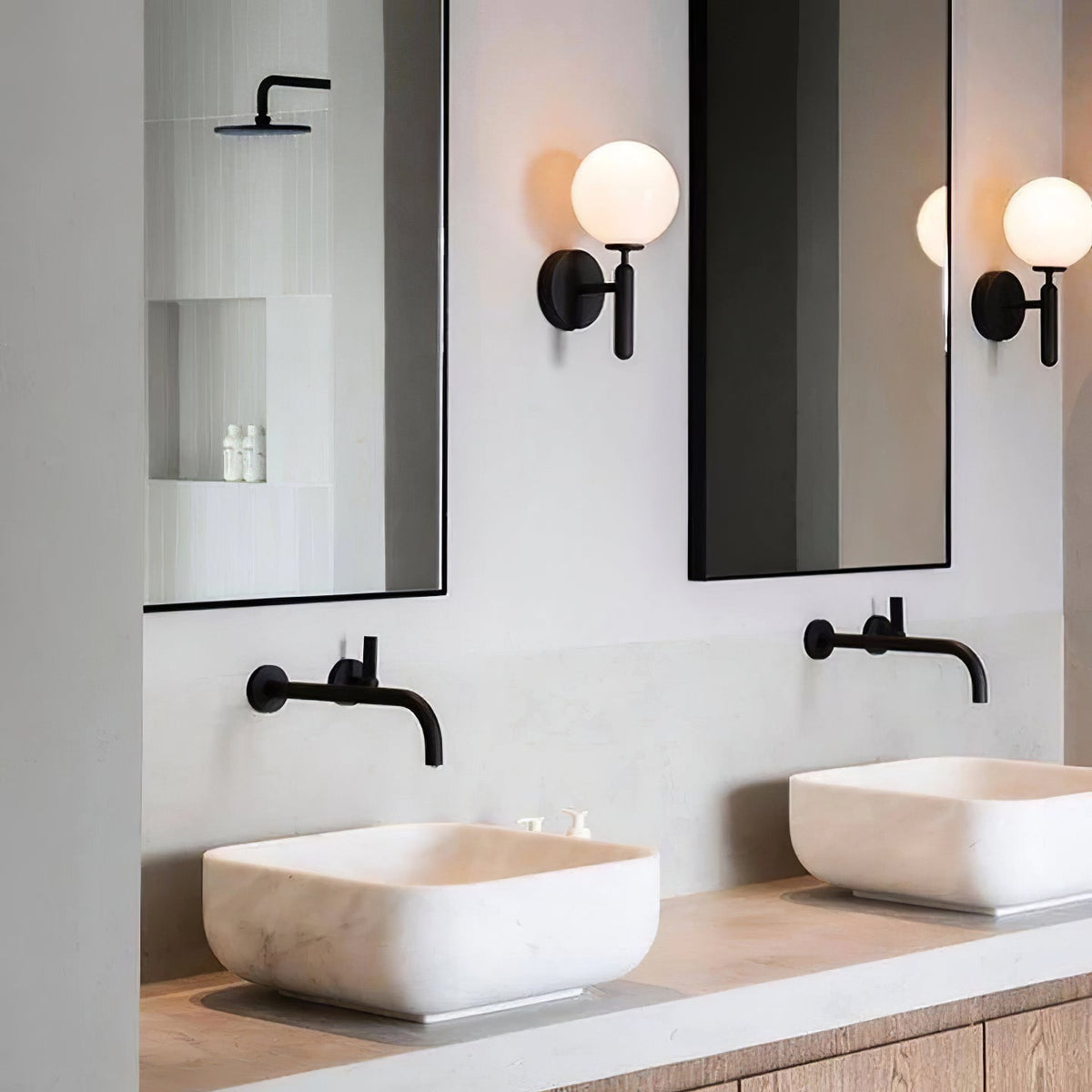 Nordic-Style Wall Light with Adjustable Brightness