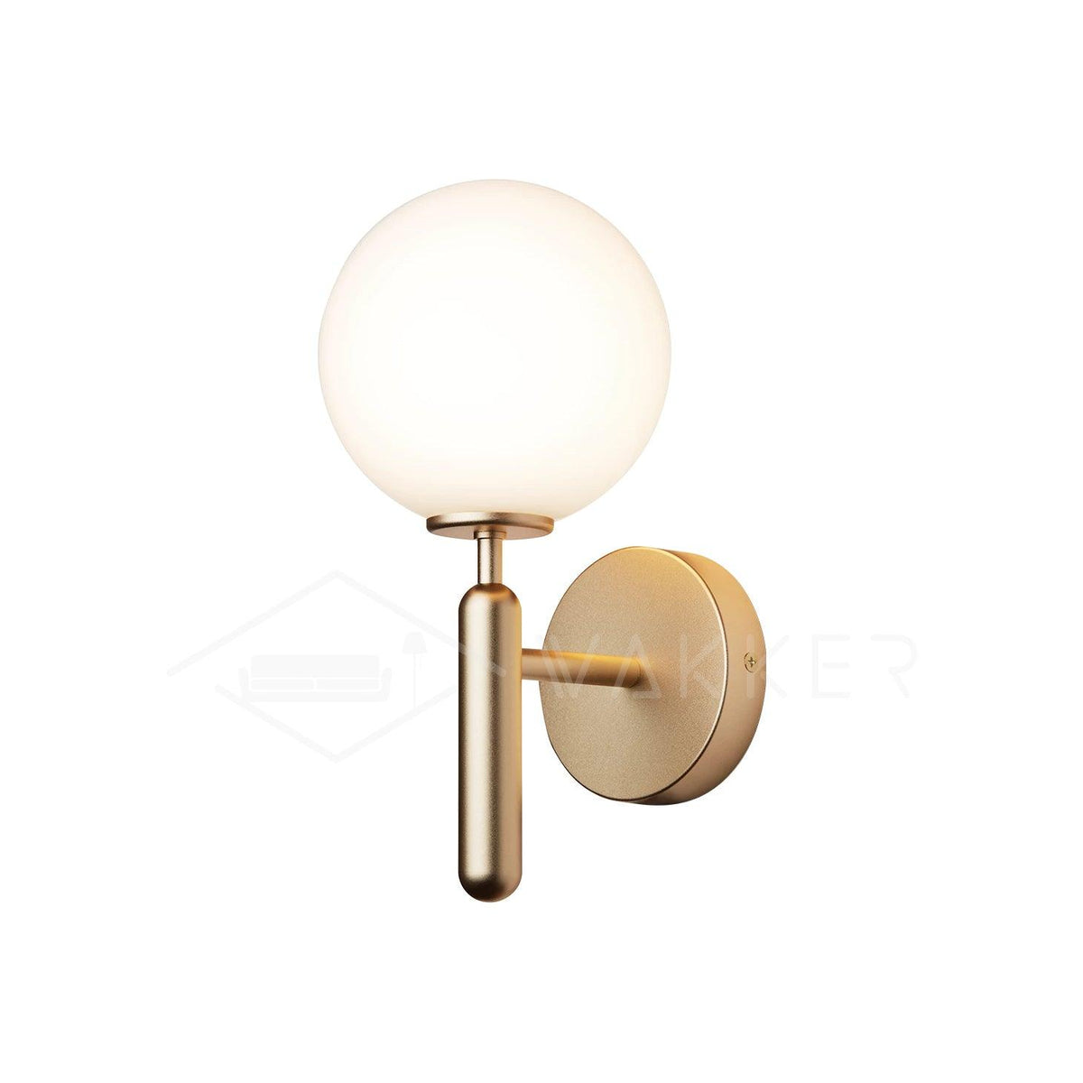 Nordic-Style Wall Light with Adjustable Brightness — alternate angle