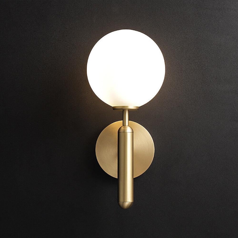 Nordic-Style Wall Light with Adjustable Brightness — side view