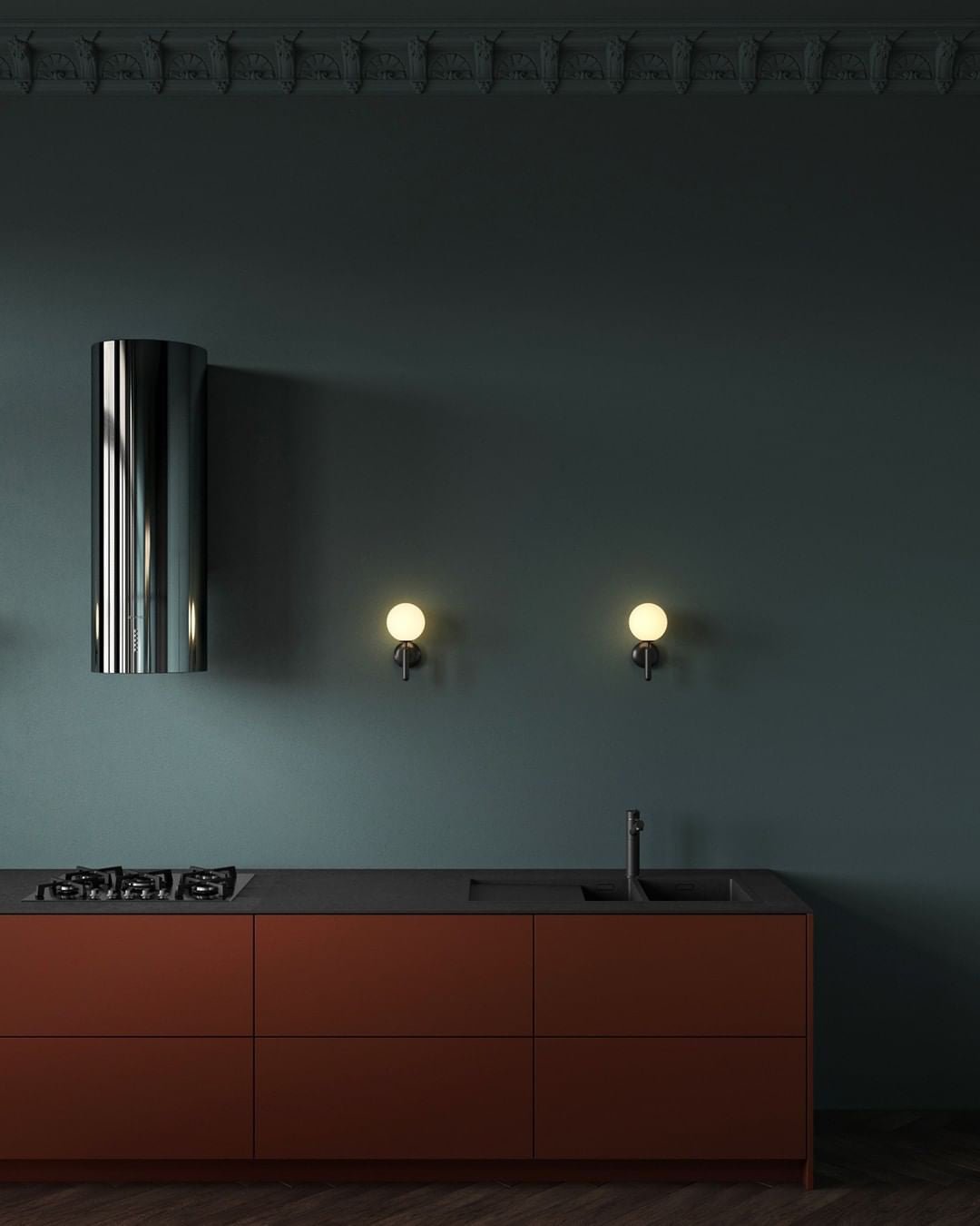 Nordic-Style Wall Light with Adjustable Brightness