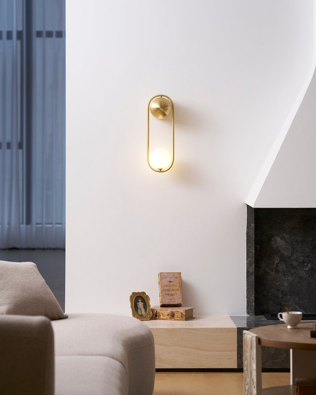 Wall Lamp with Adjustable Brightness