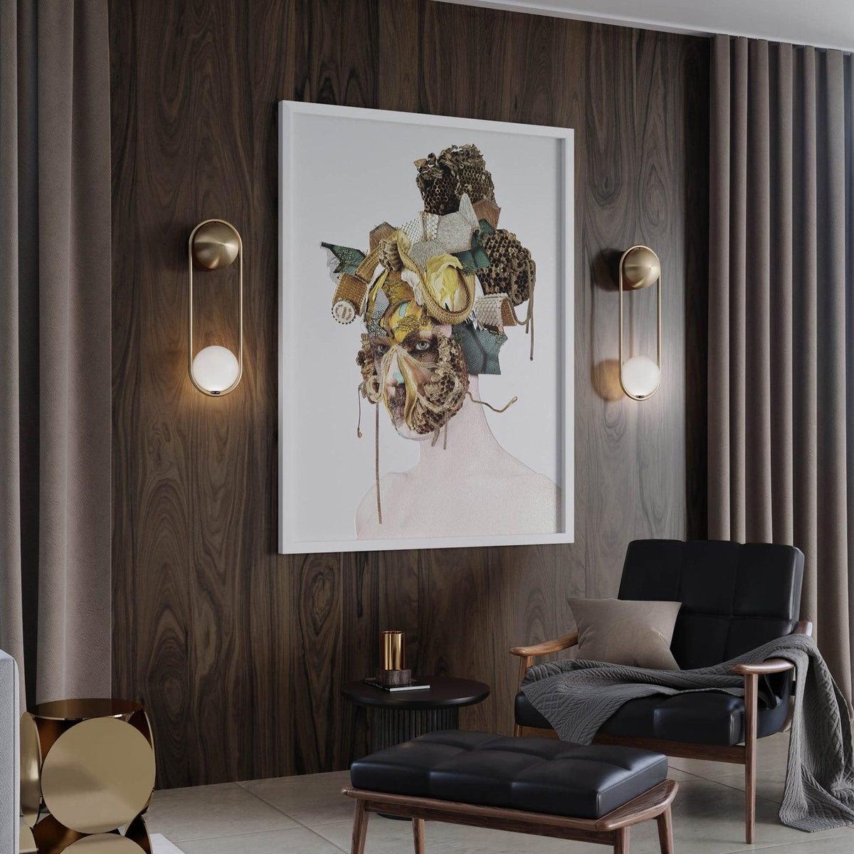 Wall Lamp with Adjustable Brightness