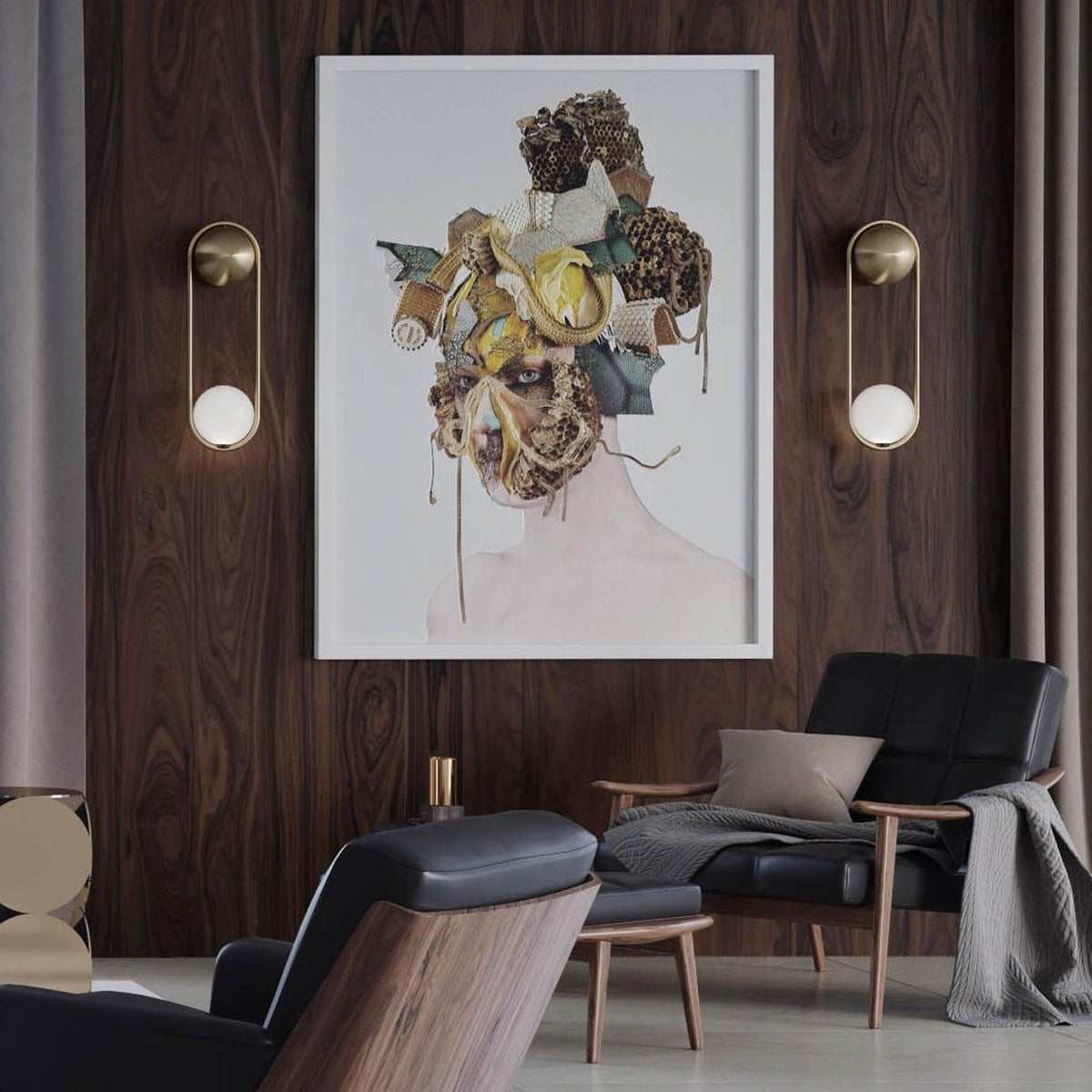 Wall Lamp with Adjustable Brightness