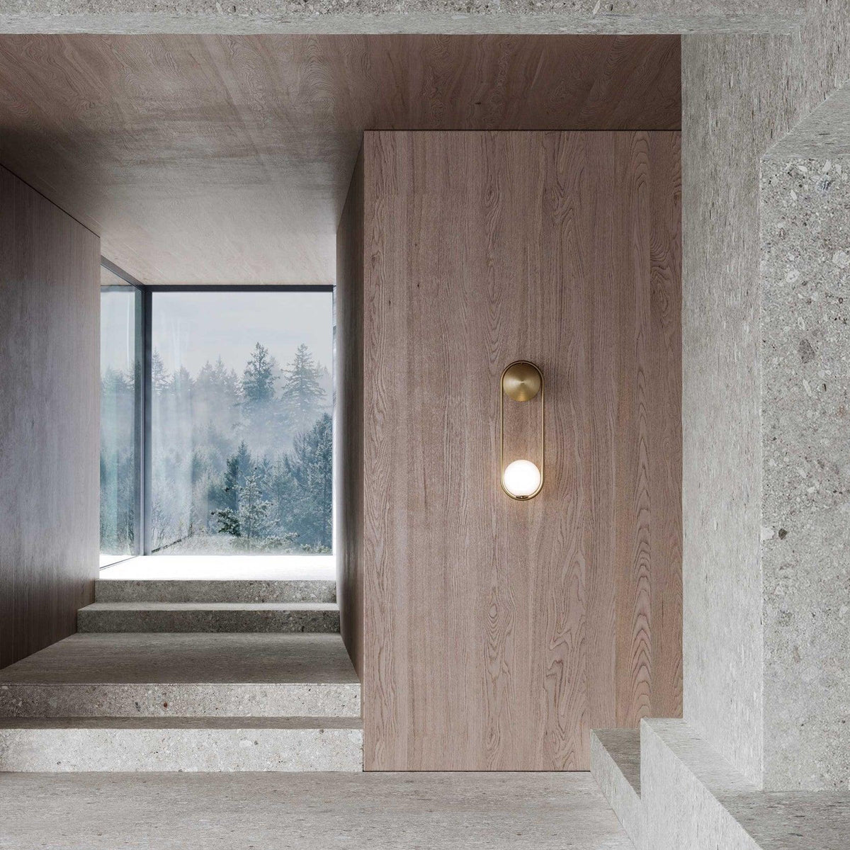 Wall Lamp with Adjustable Brightness