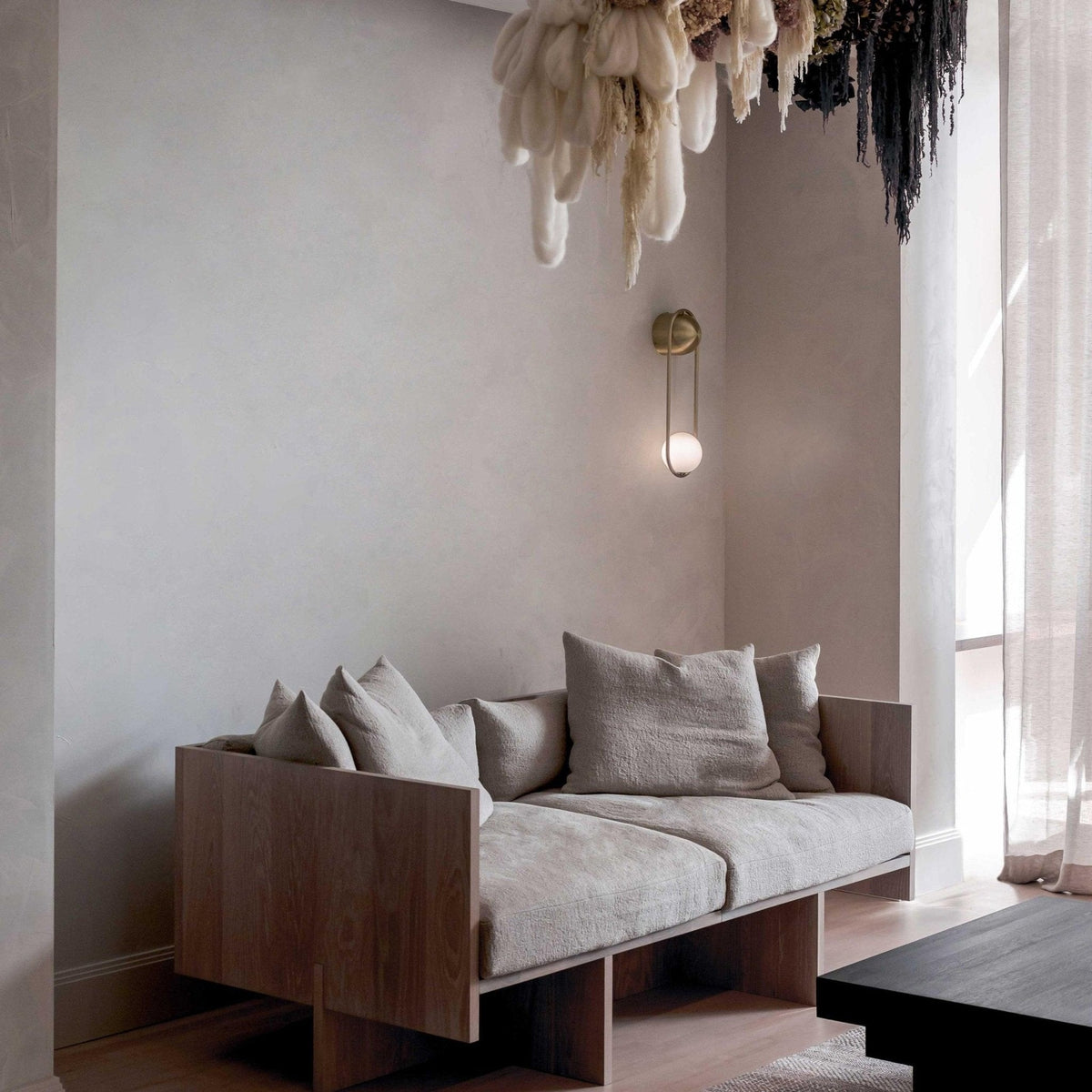 Wall Lamp with Adjustable Brightness