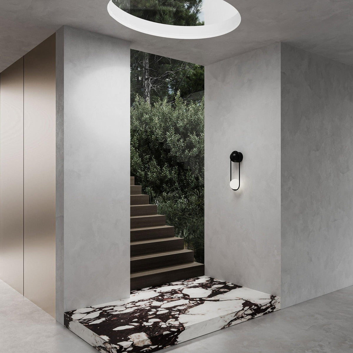 Wall Lamp with Adjustable Brightness