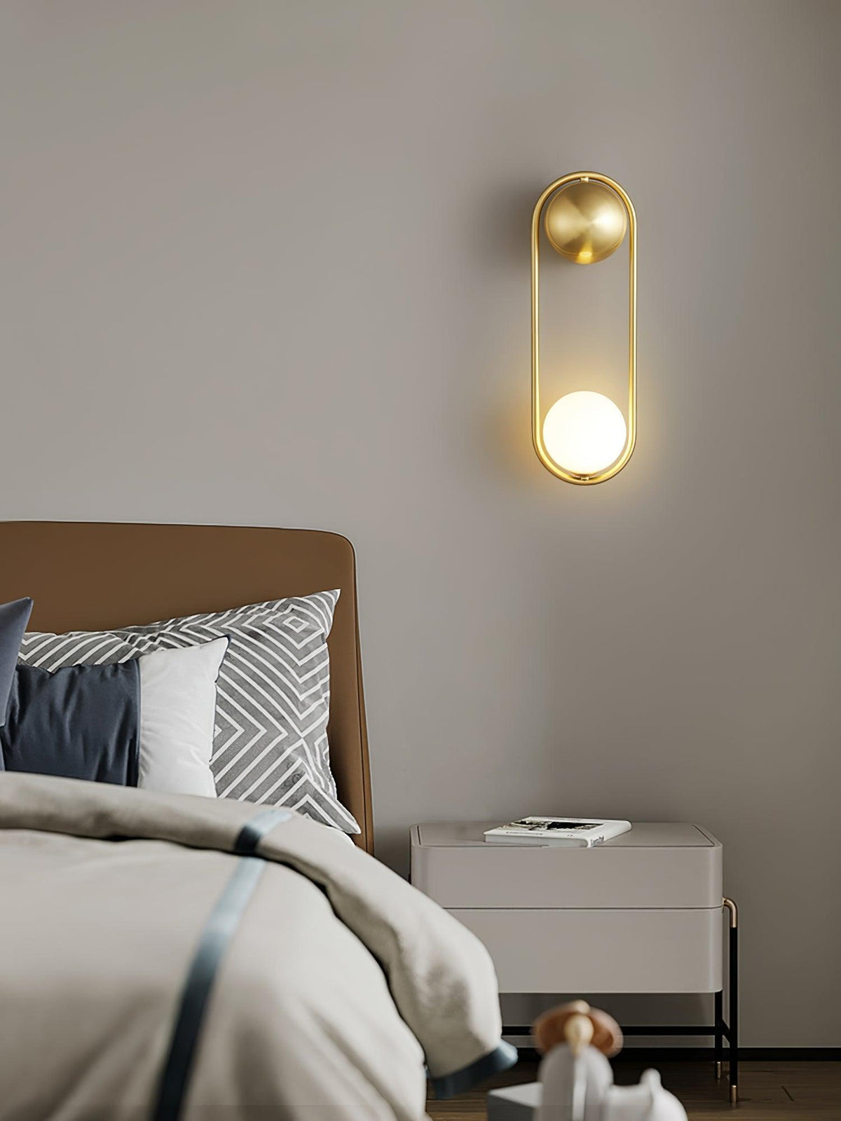Wall Lamp with Adjustable Brightness