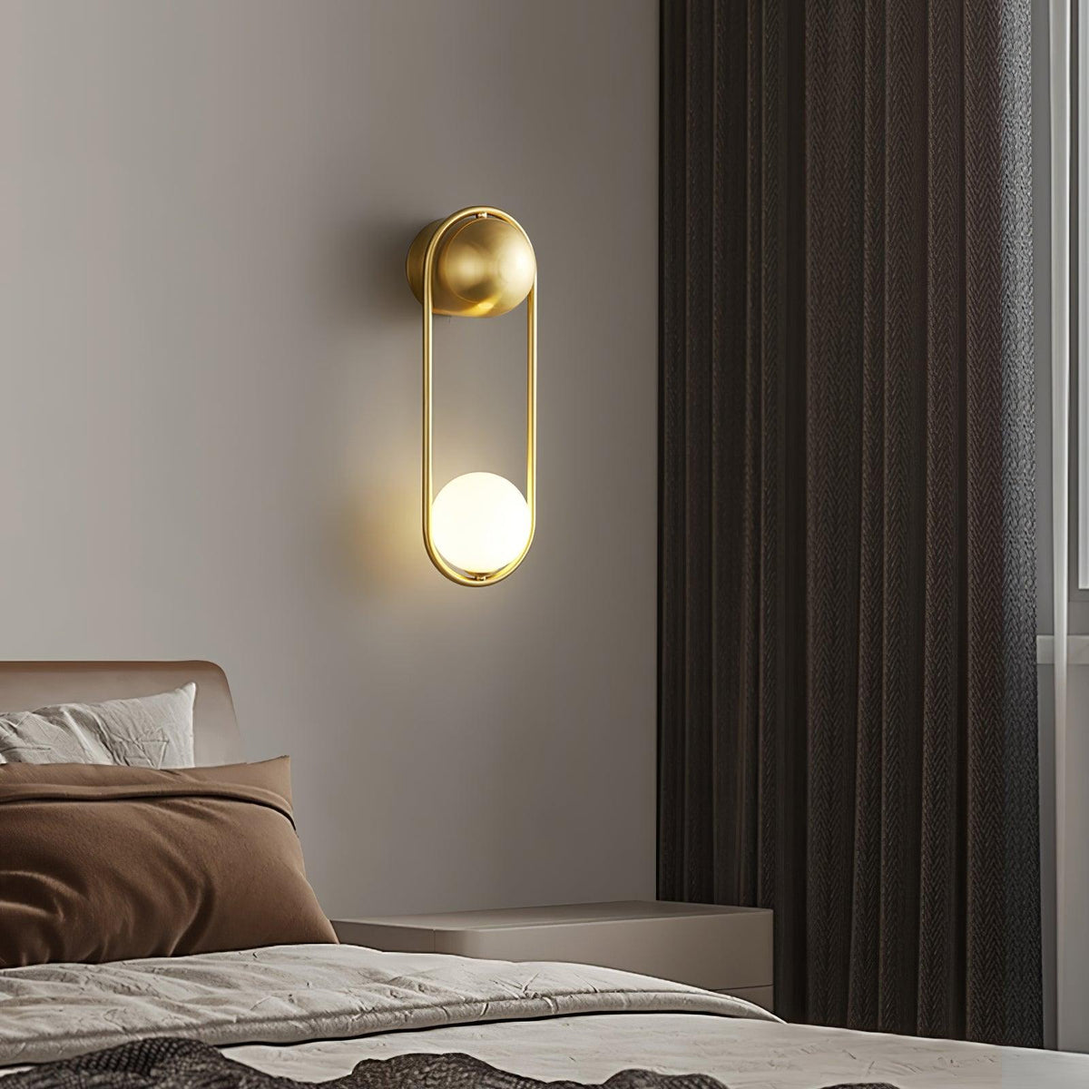 Wall Lamp with Adjustable Brightness — alternate angle