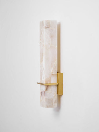 Alabaster Wall Sconce with Adjustable Brightness