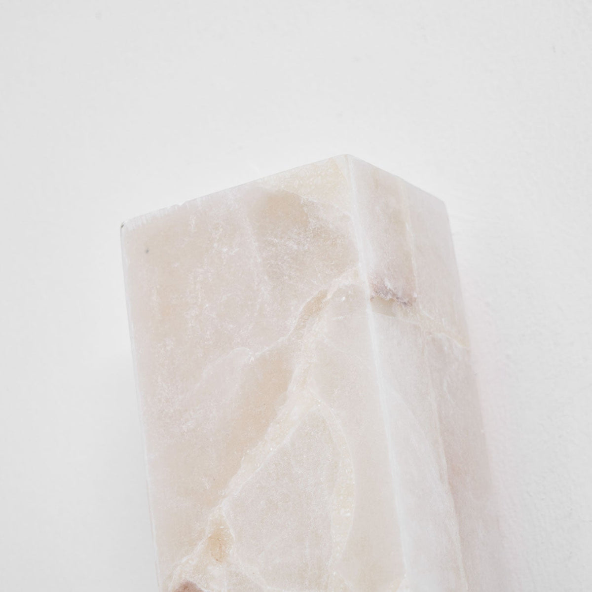 Alabaster Wall Sconce with Adjustable Brightness