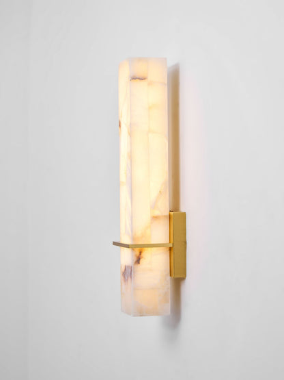 Alabaster Wall Sconce with Adjustable Brightness