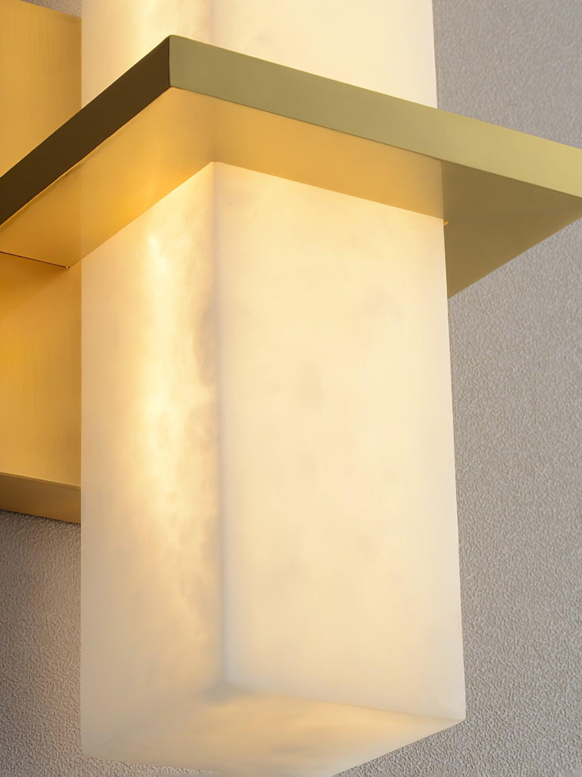Alabaster Wall Sconce with Adjustable Brightness