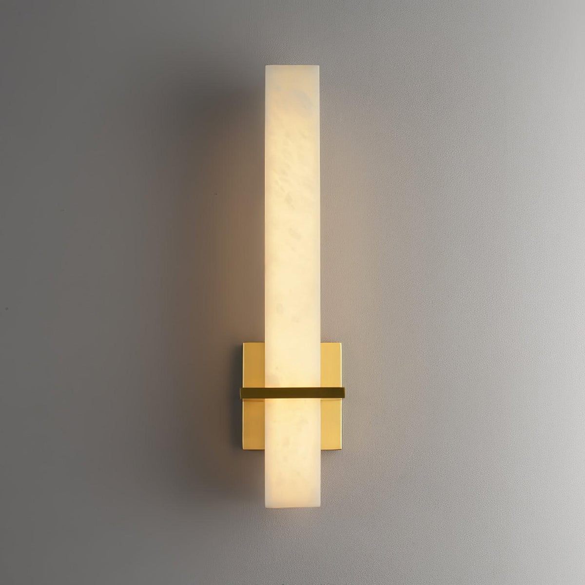 Alabaster Wall Sconce with Adjustable Brightness