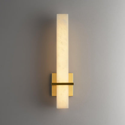Alabaster Wall Sconce with Adjustable Brightness