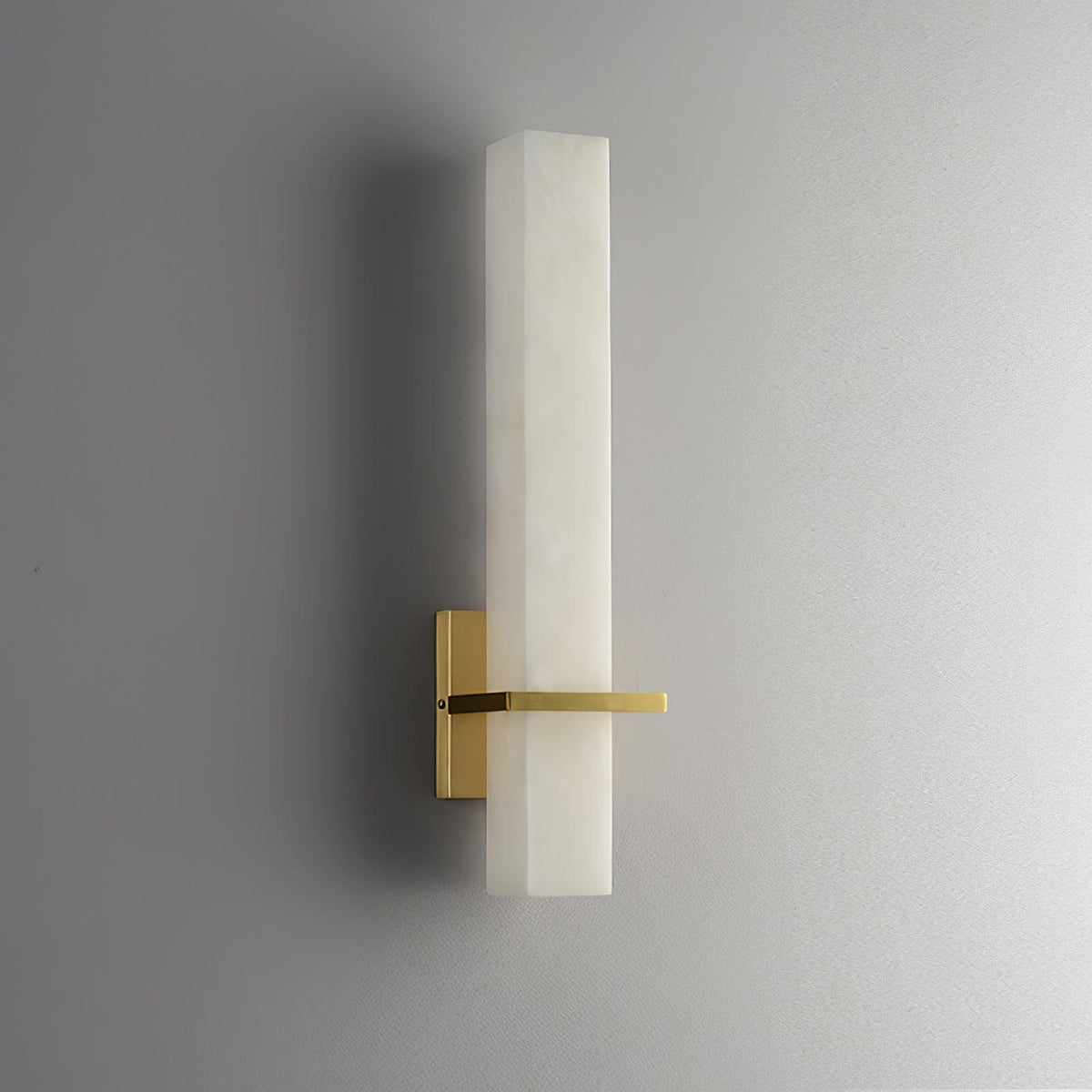 Alabaster Wall Sconce with Adjustable Brightness