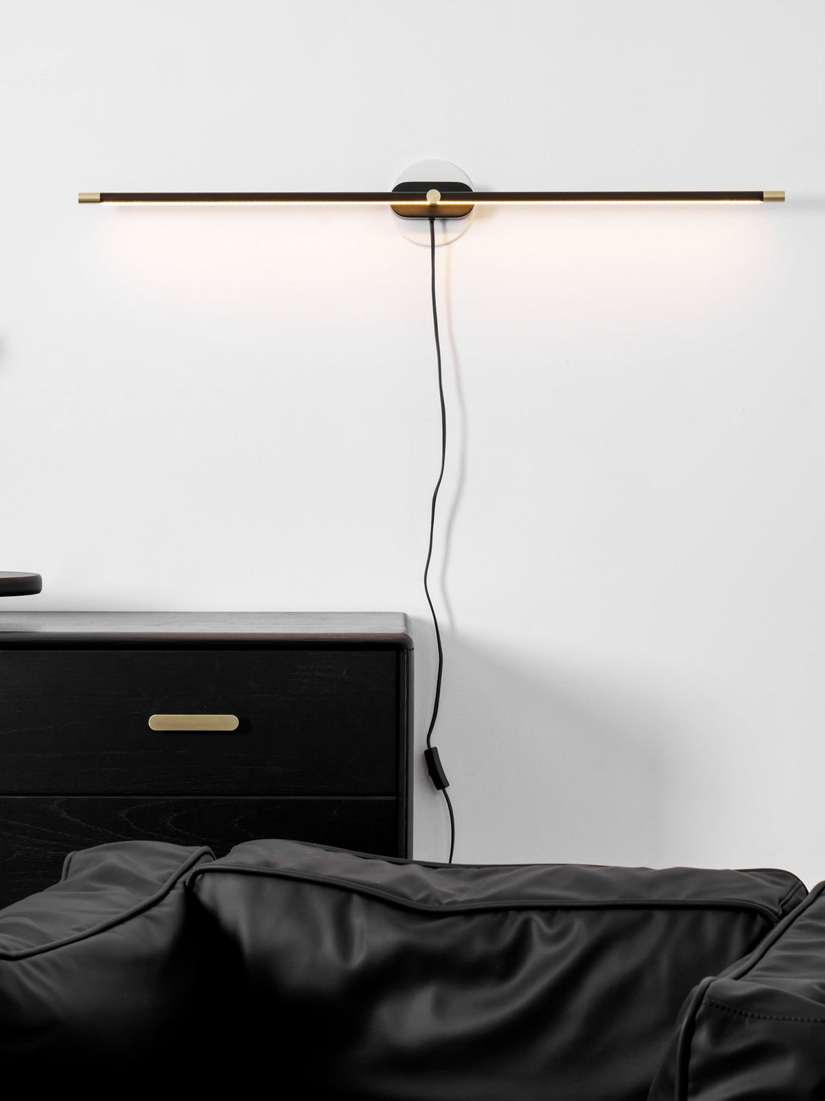 Minimalist Linear Wall Lamp, Dimmable LED