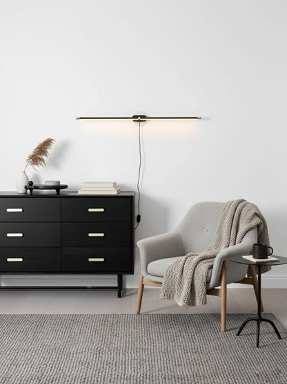 Minimalist Linear Wall Lamp, Dimmable LED