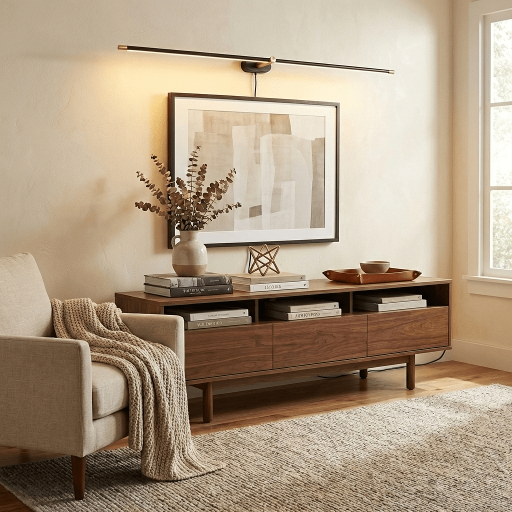 Minimalist Linear Wall Lamp, Dimmable LED