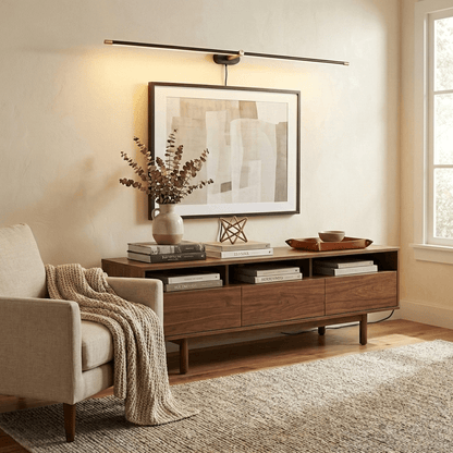 Minimalist Linear Wall Lamp, Dimmable LED