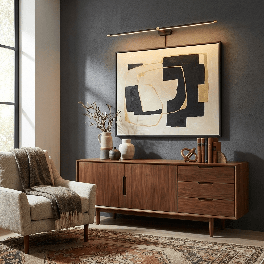 Minimalist Linear Wall Lamp, Dimmable LED