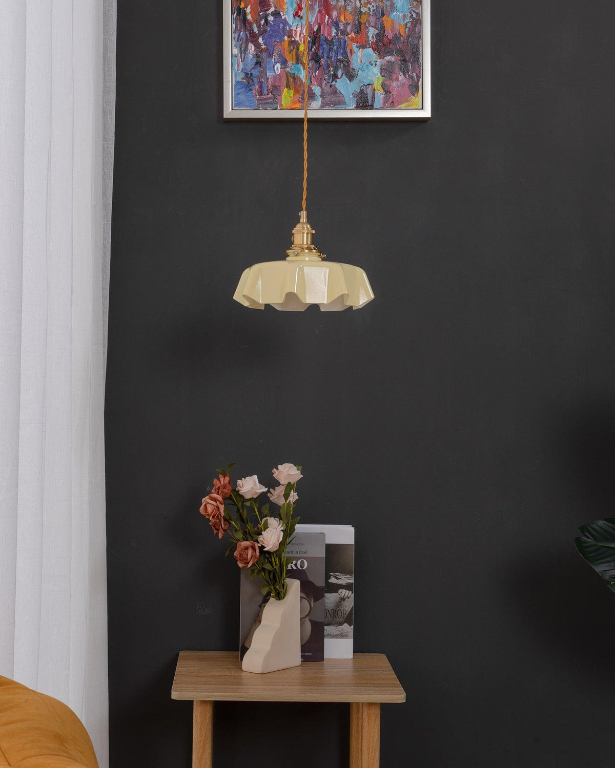 French Flower Pendant Light Position 25