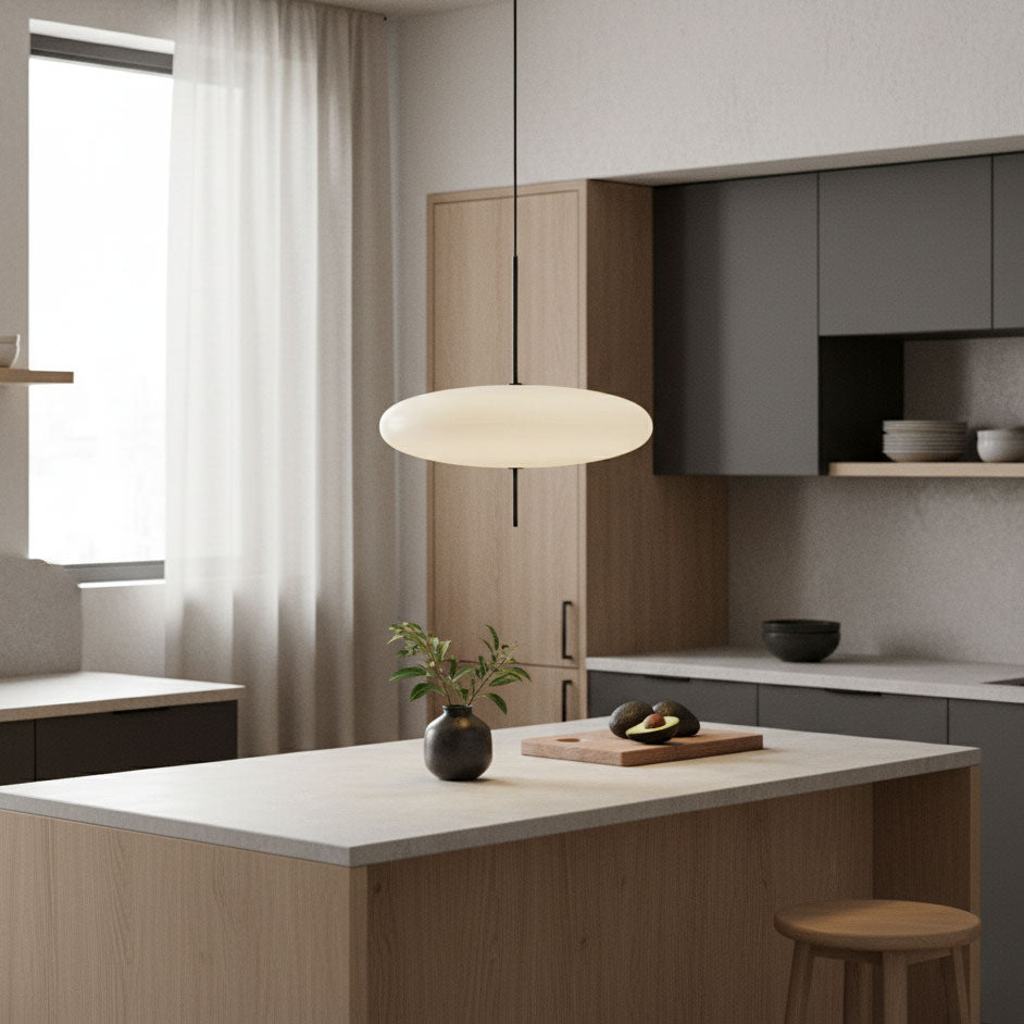Opal Disc Suspension Lamp Position 11