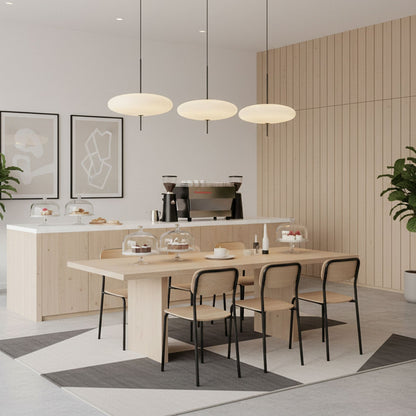 Opal Disc Suspension Lamp Position 8
