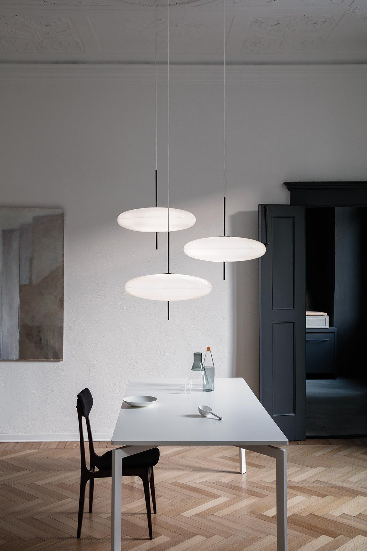 Opal Disc Suspension Lamp Position 74