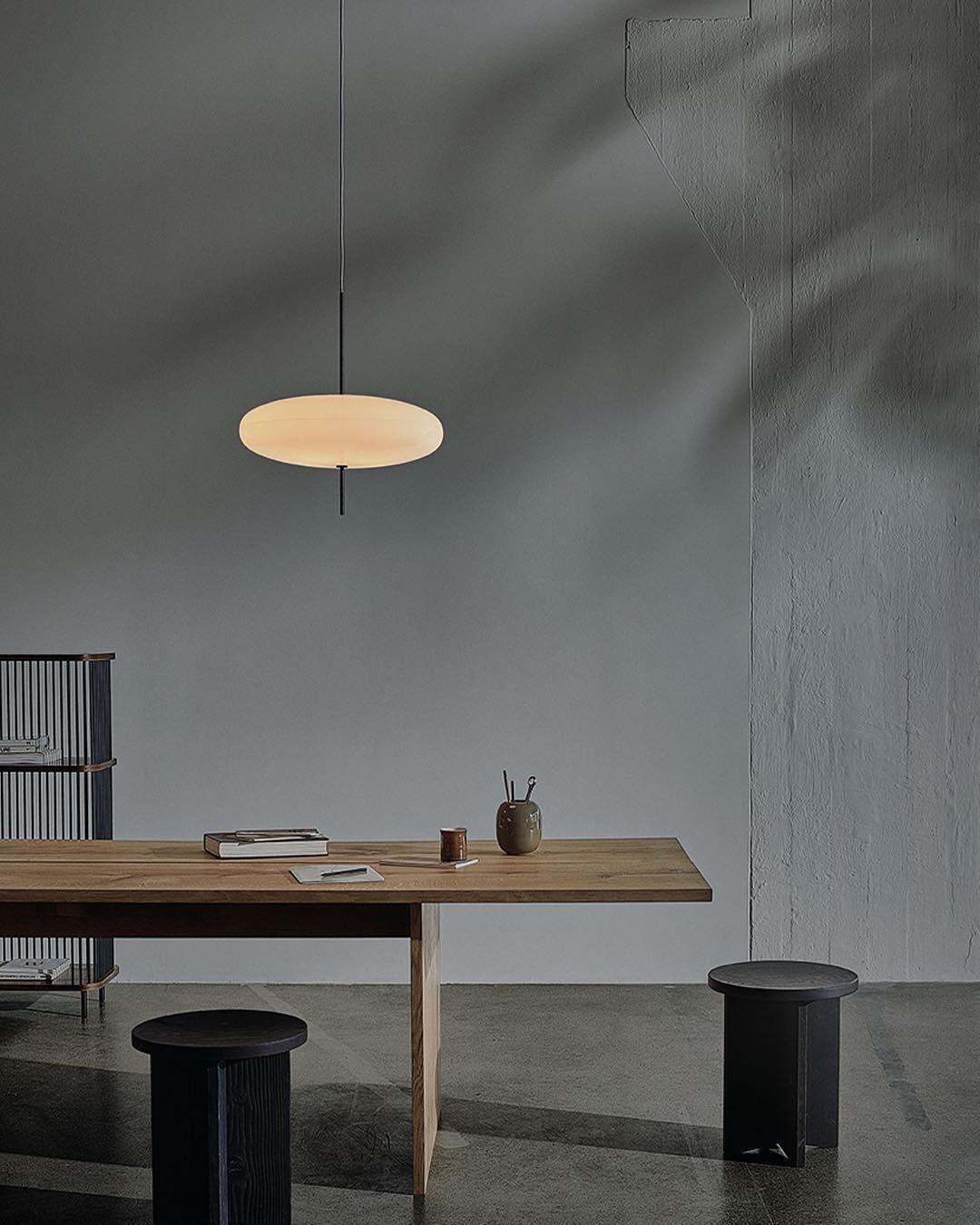 Opal Disc Suspension Lamp Position 23