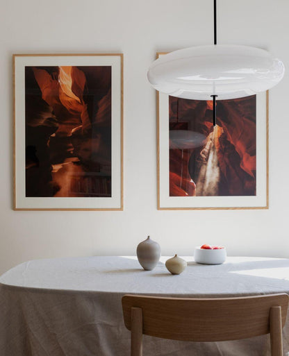 Opal Disc Suspension Lamp Position 45
