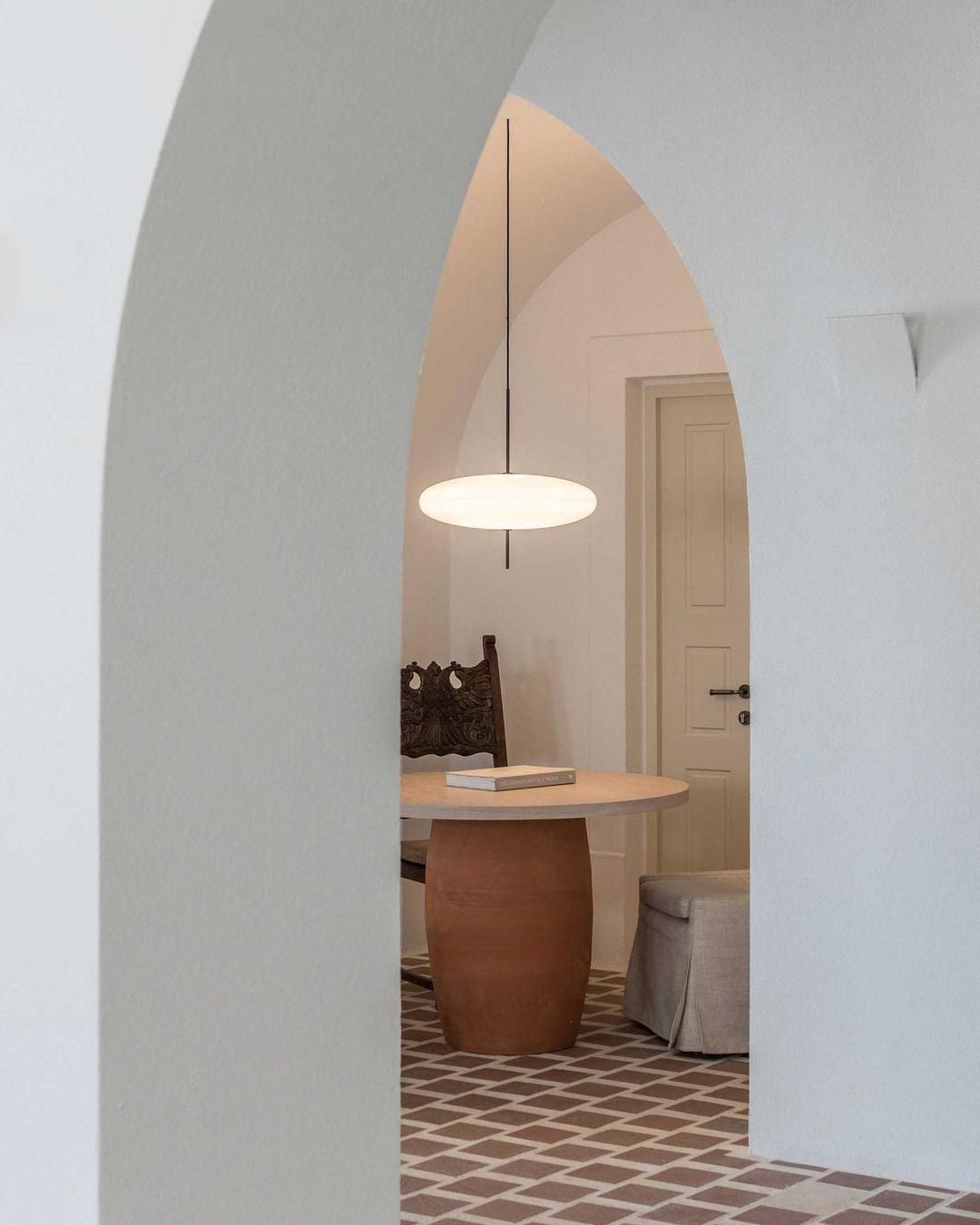 Opal Disc Suspension Lamp Position 55