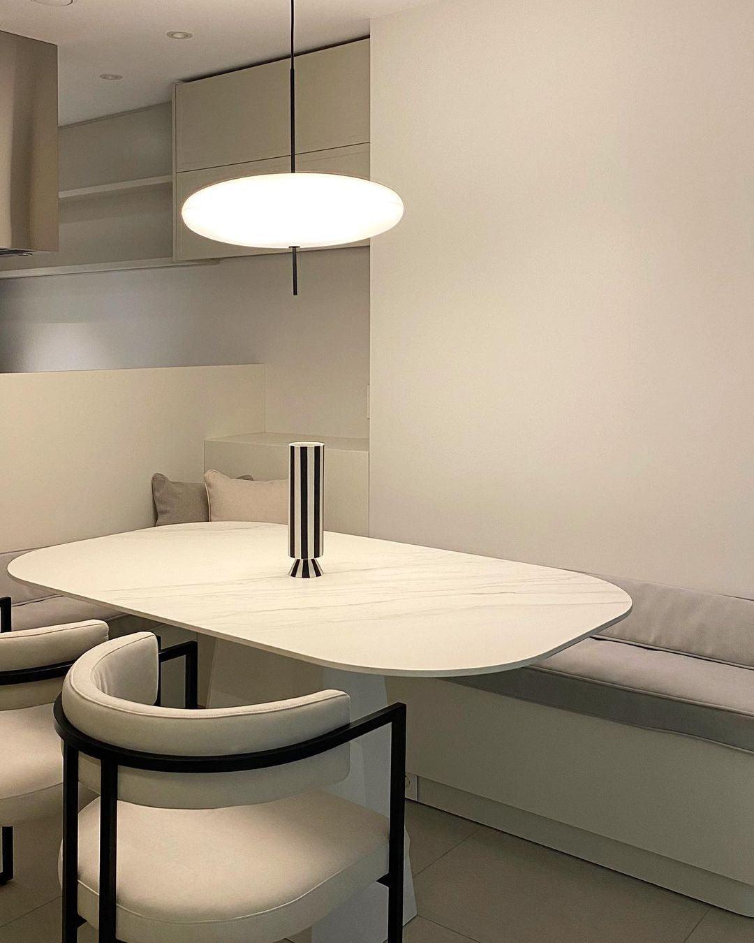 Opal Disc Suspension Lamp Position 60