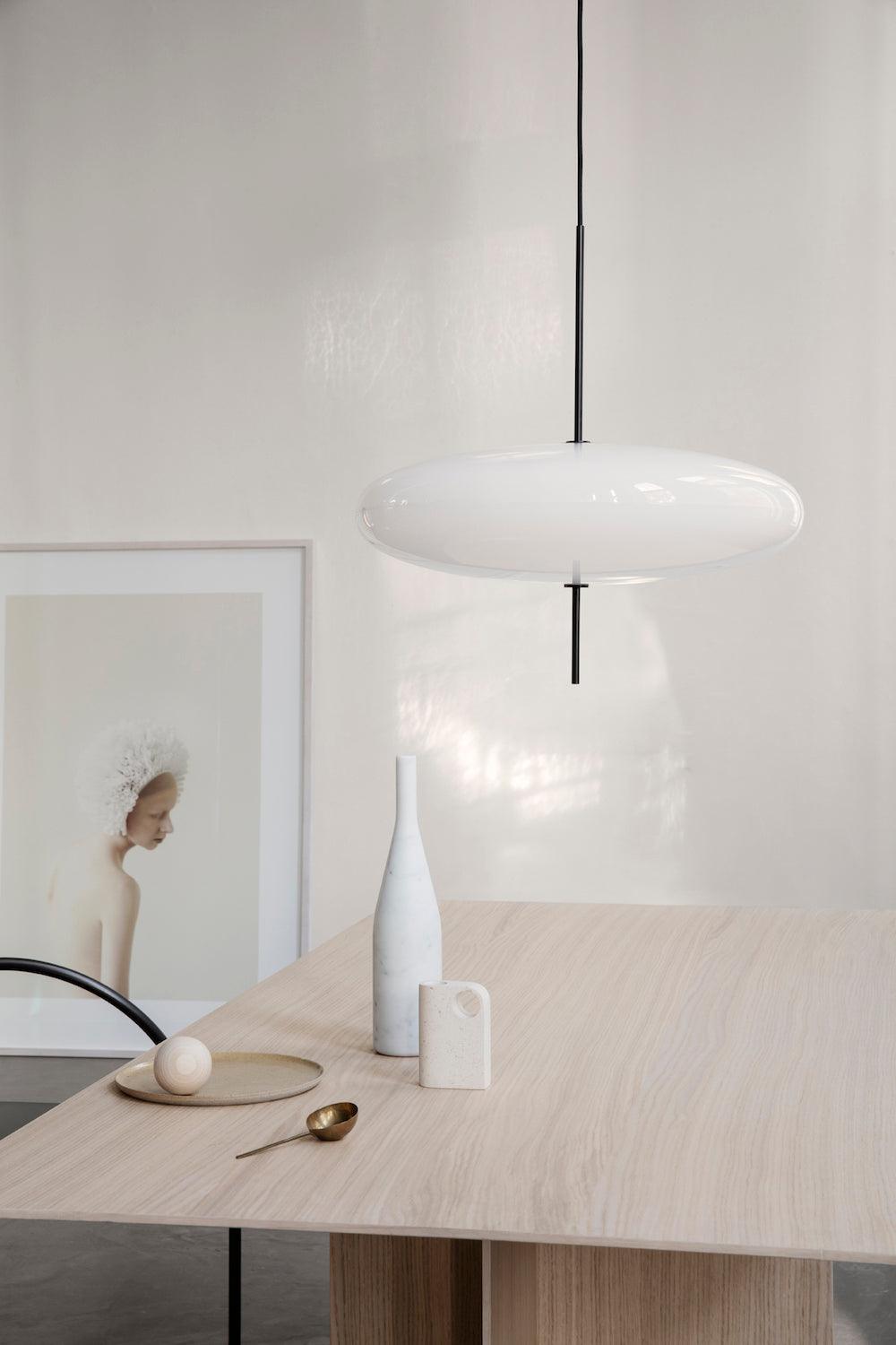 Opal Disc Suspension Lamp Position 69