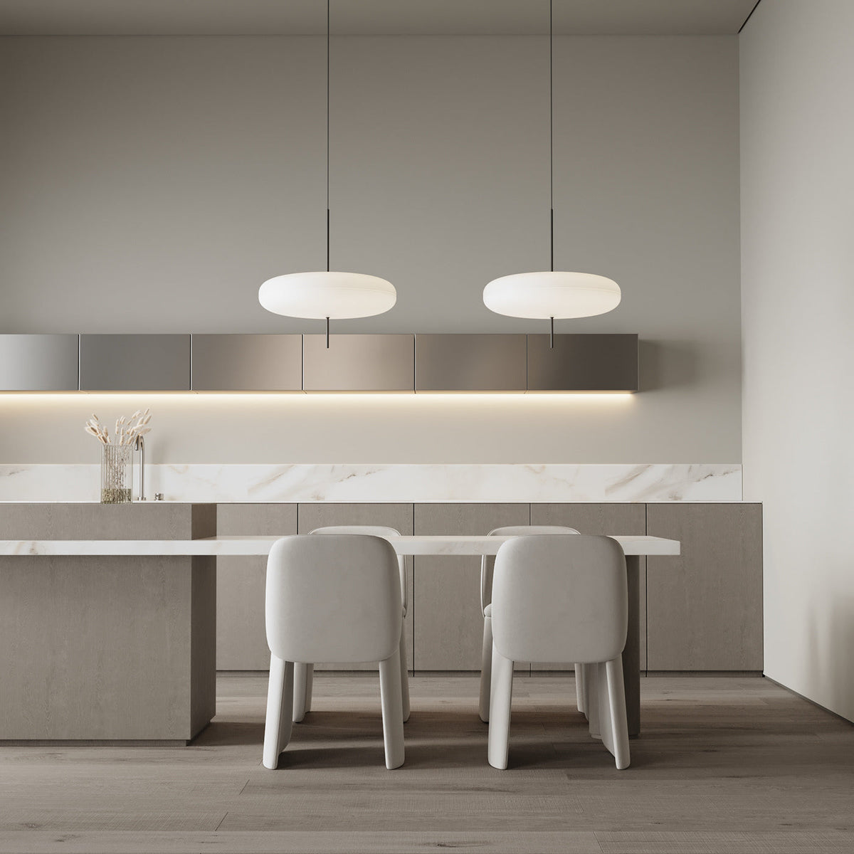 Opal Disc Suspension Lamp Position 20