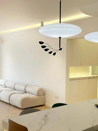 Opal Disc Suspension Lamp Position 95