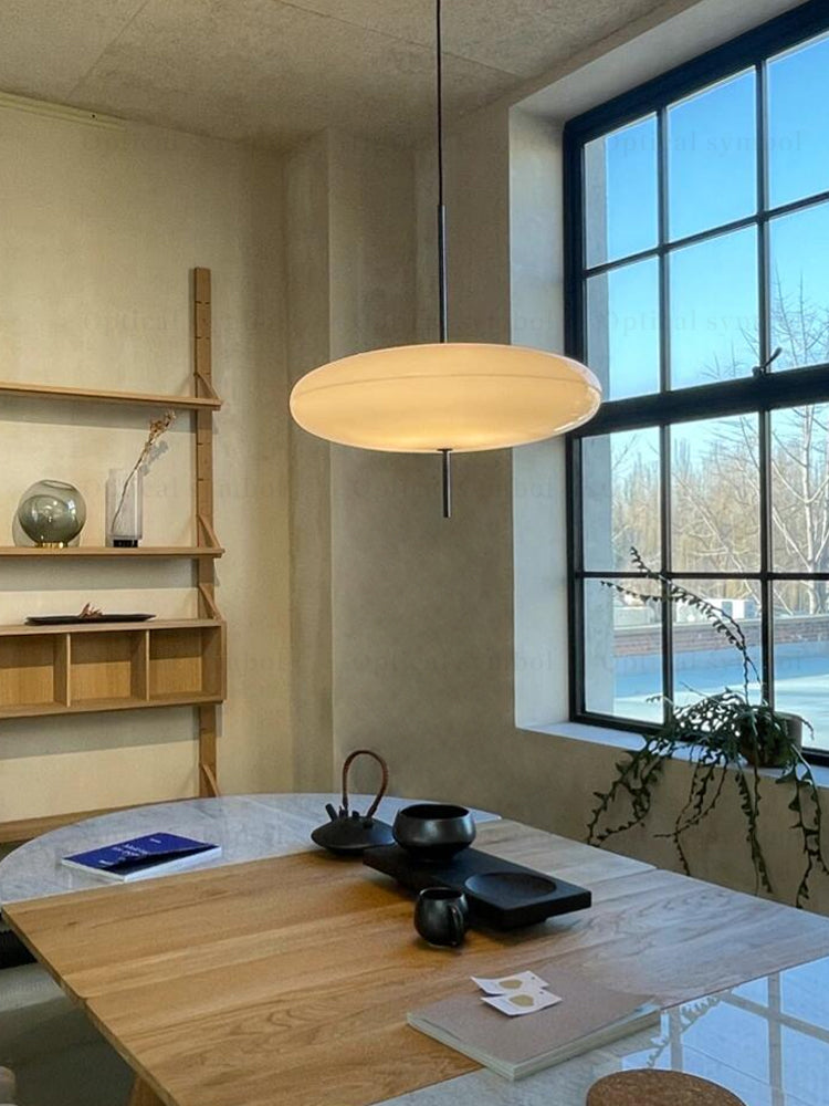 Opal Disc Suspension Lamp Position 100