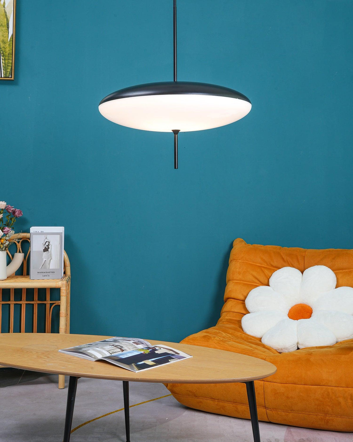 Opal Disc Suspension Lamp Position 25