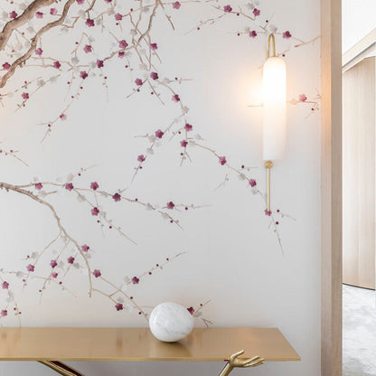 Sleek Glass Wall Lamp, 7 Glass Colors