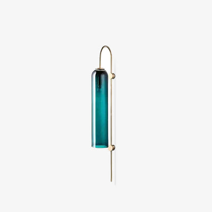 Sleek Glass Wall Lamp, 7 Glass Colors